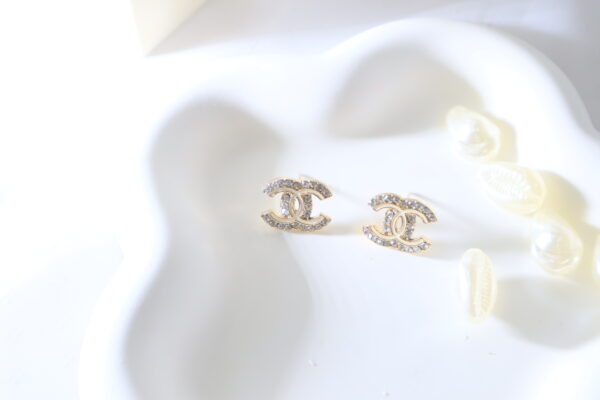 Chanel CC Logo Studs - Image 3