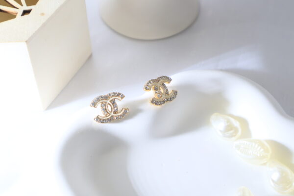 Chanel CC Logo Studs - Image 2