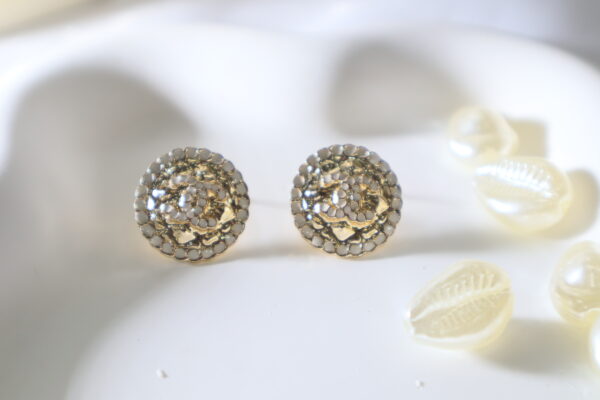 Chanel Couture Classic Round Studs