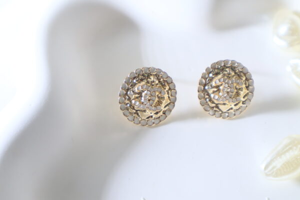 Chanel Couture Classic Round Studs - Image 3