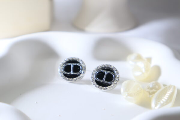 Christian Dior CD Logo Studs