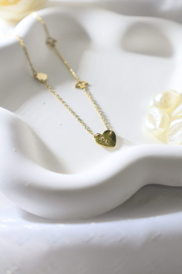 Bird Hearts Minimal Necklace - Image 2