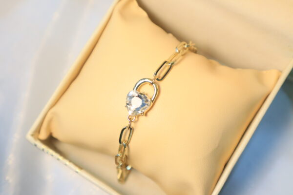 Lock Heart Chain Bracelet