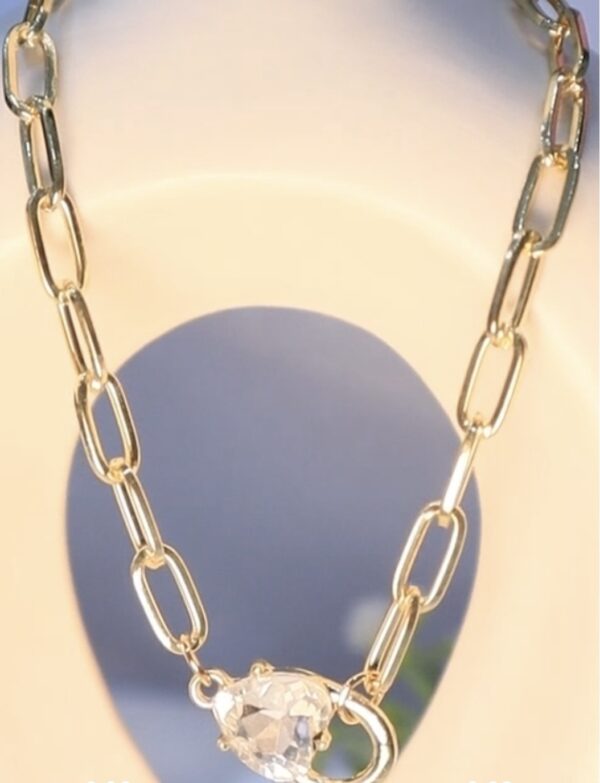 Lock Heart Chain Bracelet - Image 3