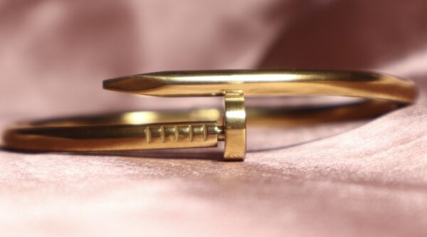 Cartier Nail Bracelet - Gold Tone - Image 7