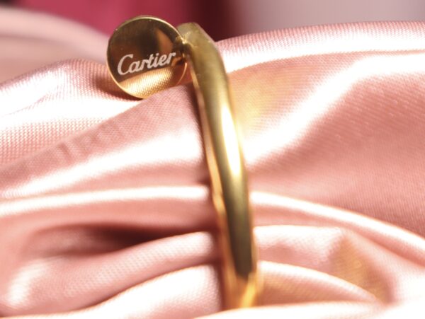 Cartier Nail Bracelet - Gold Tone - Image 3